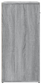Aparadores 2 pcs 79x38x80 cm derivados madeira cinzento sonoma