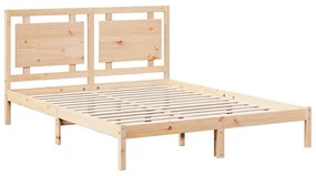 Cama extra longa sem colchão 160x210 cm madeira maciça