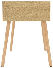 Mesa de cabeceira 40x40x56 cm derivados madeira carvalho sonoma