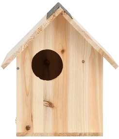 Casa para esquilos 26x25x29 cm madeira de abeto maciça
