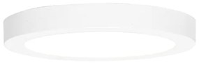 Spot embutido ou saliente branco 18 cm incl. LED 3 passos dim para aquecer - Trans Moderno