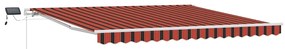 Toldo with Manual Laranja e marrom 400 × 300 cm laranja e castanho