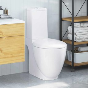 Sanita WC redonda cerâmica c/ descarga água inferior branco
