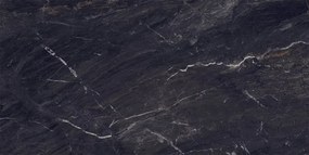 Mexen Sintra Amostra preta de gres esmaltado retificado. G1, azulejo para chão e parede, alto brilho - TL204-00-S