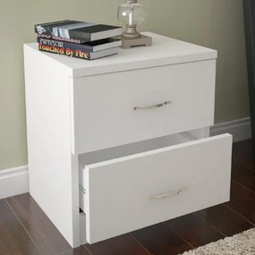 Mesa de Cabeceira Sine – Branco – 40 cm x 41,8 cm x 33 cm