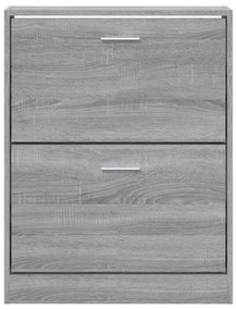 Sapateira 59x17x81 cm derivados de madeira sonoma cinza