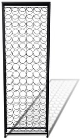 Suporte vertical para garrafas de vinho, metal por 108 garrafas