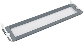 Barra de segurança p/ cama infantil 180x42cm poliéster cinzento
