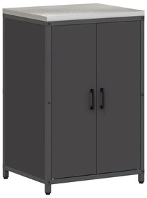 Conjunto de Armazenamento de Cozinha com prateleira Outros 3 pcs Preto