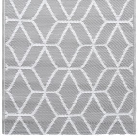 Tapete de exterior 80x150 cm ARAKIL PP cinzento