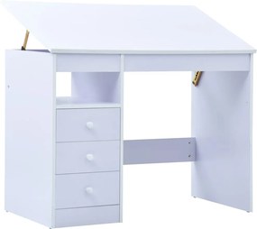 Secretária / Estirador Desenho Branco