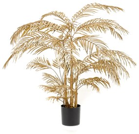 437358 Emerald Palmeira Areca artificial 145 cm dourada