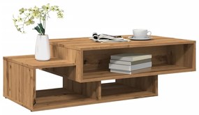 Mesa de centro 105x55x32 cm deriv. madeira carvalho artisiano