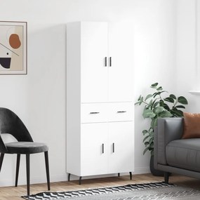vidaXL Armário alto 69,5x34x180 cm derivados de madeira branco
