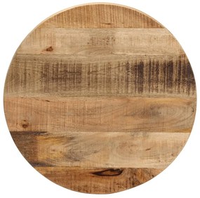 Tampo de mesa redondo Ø40x2,5cm madeira mangueira áspera maciça
