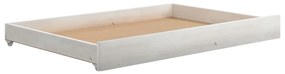 Estrutura sofá-cama de puxar 2x(90x200) cm pinho maciço branco