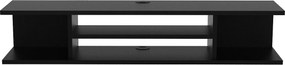 Móvel de TV Pivot – Preto – 120 cm x 23 cm x 29,5 cm