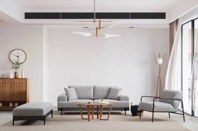 Pouffe Eti – Cinzento – 158x68x38 cm
