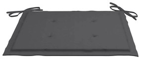 Cadeiras de jardim 8 pcs c/ almofadões madeira de teca maciça