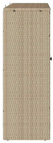 Armário de Armazenamento Bege 100 x 36 x 102 cm Rattan
