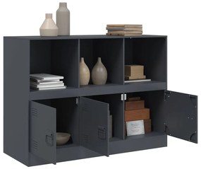 Aparador 99x39x73 cm aço antracite