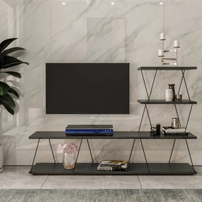 Móvel TV Ilgaz – Antracite – 150 cm x 93 cm x 30 cm