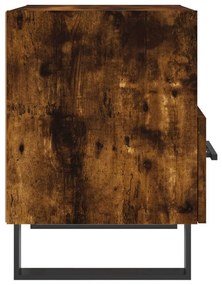 Mesa de cabeceira 2 pcs derivados de madeira carvalho fumado