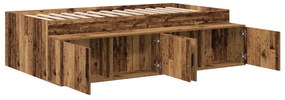 Estrutura de Cama Madeira Velha 75x190 cm