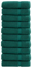 Toalhas de mãos premium SOLUND 10 pcs 50x100 cm 600 gsm verde