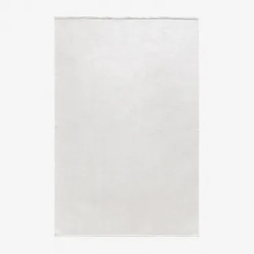 Alfombra De Exterior Retangular 160x230 Em Polietileno Ginsberg Blanco - Sklum