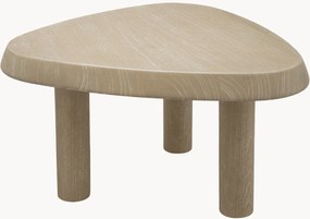 Mesa de centro em madeira mindi com forma orgânica Briël