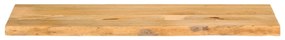 Tampo de mesa c/ borda viva 100x20x3,8 cm mangueira maciça