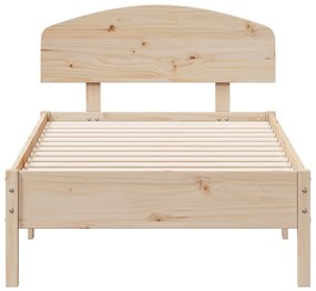 Cama sem colchão 90x190 cm madeira de pinho maciça