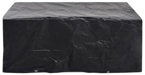 Capas para mobiliário de jardim 2 pcs 8 ilhós 242x162x100 cm