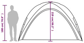 Tenda de festas impermeável azul