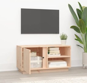 Móvel de TV 80x35x40,5 cm madeira de pinho maciça
