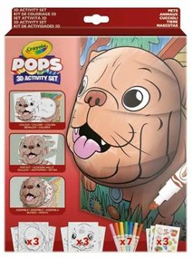 Jogo de Trabalhos Manuais Crayola 3D Color Pops Animais de Estimação