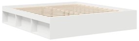 Estrutura de cama super king size 180x200 cm branco