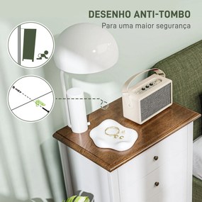 Cómoda Amélie – 4 Gavetas – Estilo Francês com Pés Cabriolé – 60x40x98