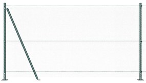 Cerca Hexagonal Verde vidaXL 1,2x50 m de Aço