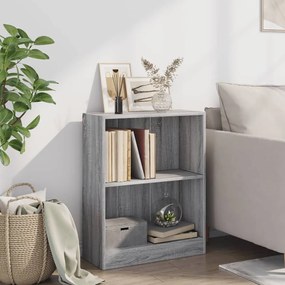 Estante 60x24x76 cm derivados de madeira cinzento sonoma