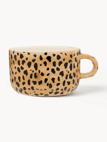 Caneca pintada à mão Leopardo