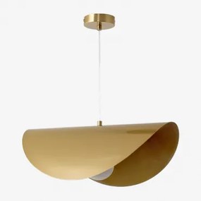 Luminária De Teto De Ferro Nazas Dourado - Sklum