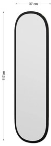 Espelho Magnum – Preto – 40 cm x 120 cm