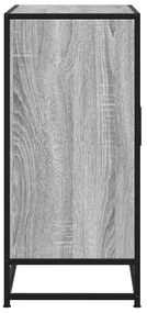 Aparador 68x35x76 cm deriv. de madeira/metal cinzento sonoma