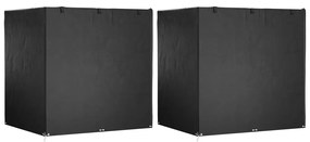 Capas p/ banco baloiço 2 pcs 12 ilhós 220x177x220 polietileno
