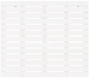 Cabeceira de parede 96x3x91,5 cm pinho maciço branco