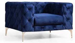 Cadeira Wing Como – Azul Marinho – 108x70x90 cm