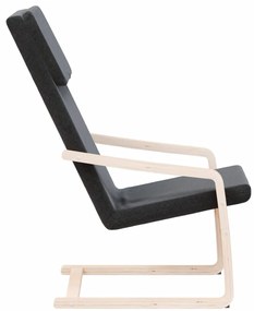 Cadeira relaxante tecido preto