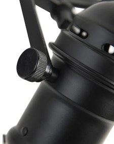 Projetores industriais pretos 2 luzes com abas - Movie